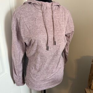 Tangerine Heathered Purple Hoodie
